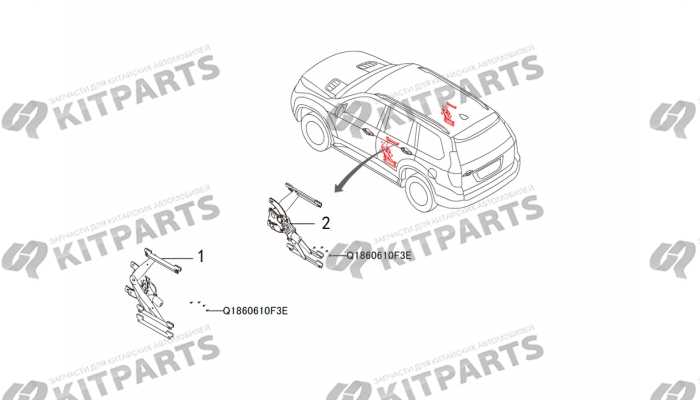 Стекло подъёмник задних дверей Haval