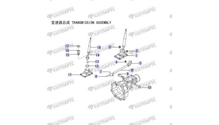 Механизм переключения передач Great Wall Hover